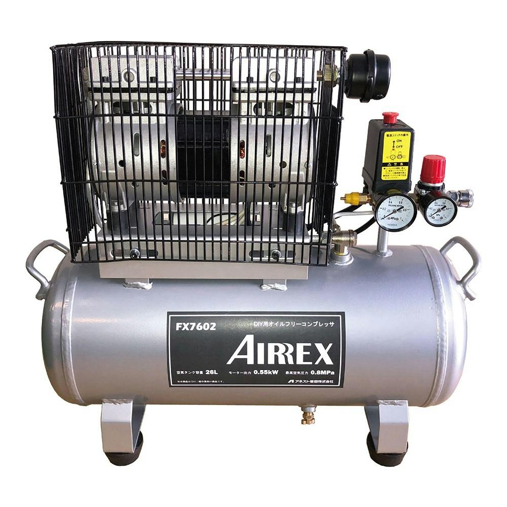 アネスト岩田 静音オイルフリーコンプレッサー FX7602(販売終了