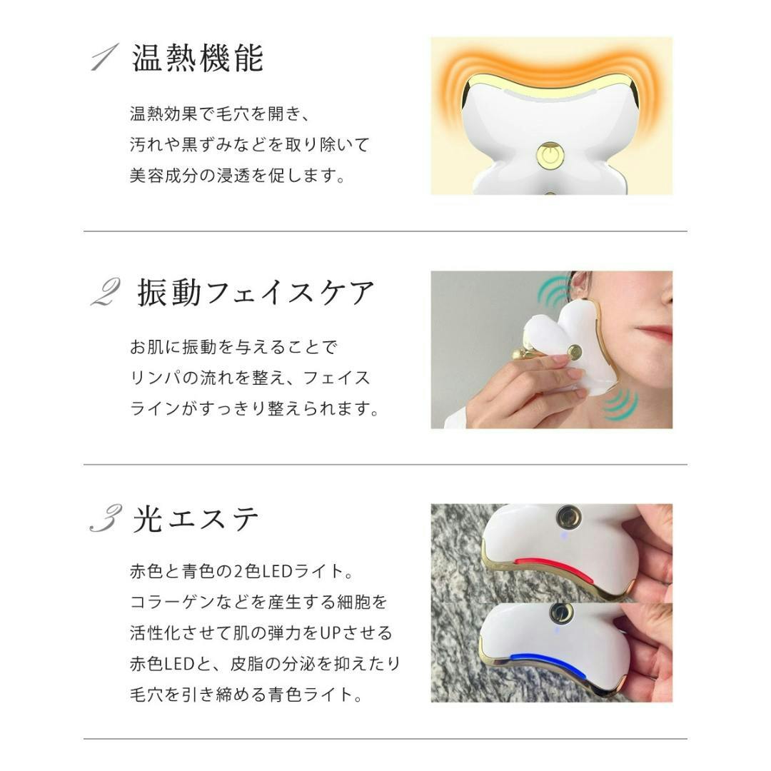 FASCINATEBEAUTY 美顔器 美顔ローラー FN-CHO010 温熱 振動 光エステ