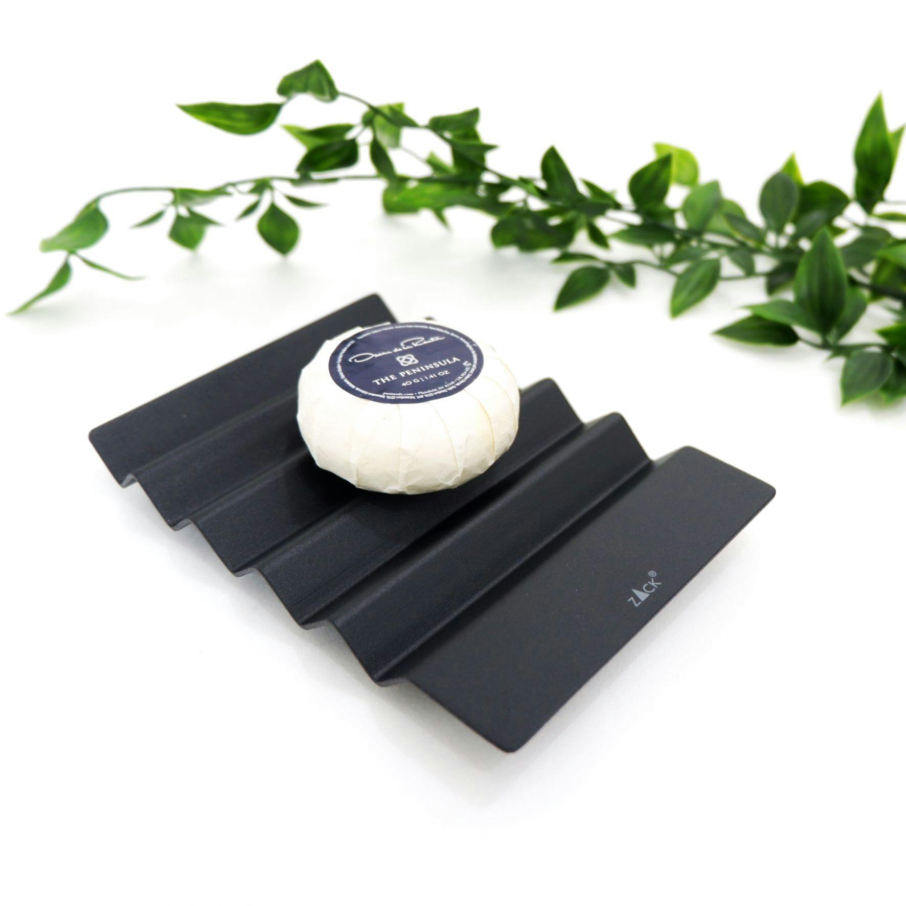 ソープディッシュ マットブラック｜ZACK 40562 OPETA ソープトレー