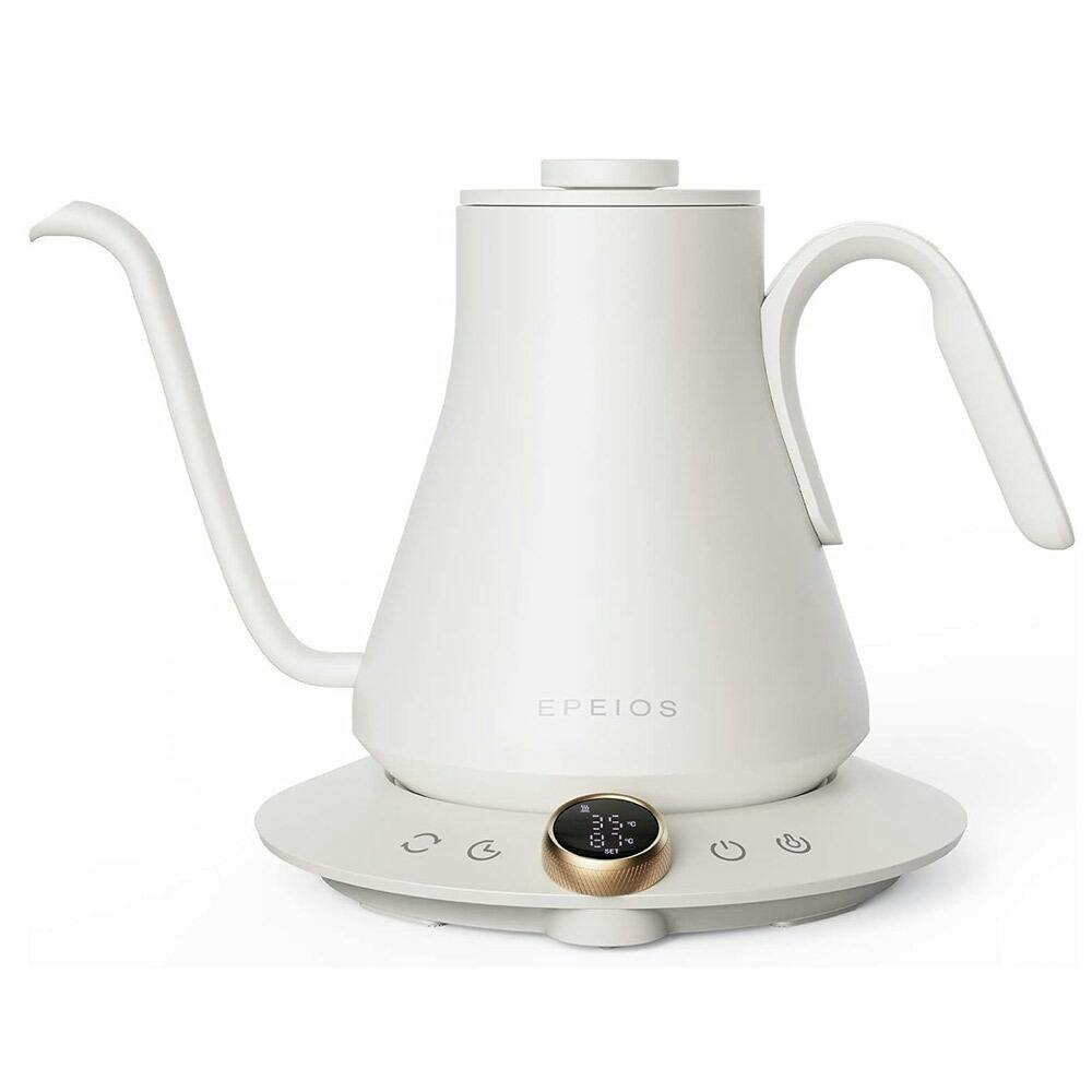エペイオス 電気 ドリップケトル 温度調節 保温機能付き 900ml EPEIOS
