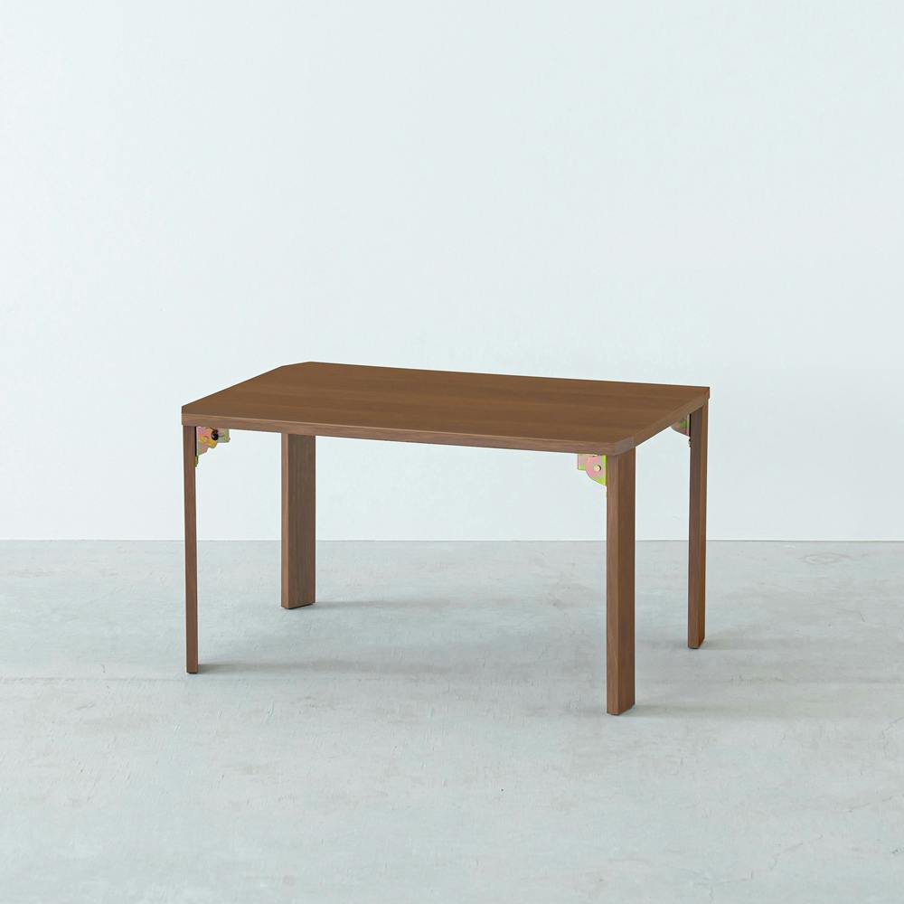 ライフテーブル60(ブラウン/茶)】 幅60cm×奥行40cm 机 つくえ ロー