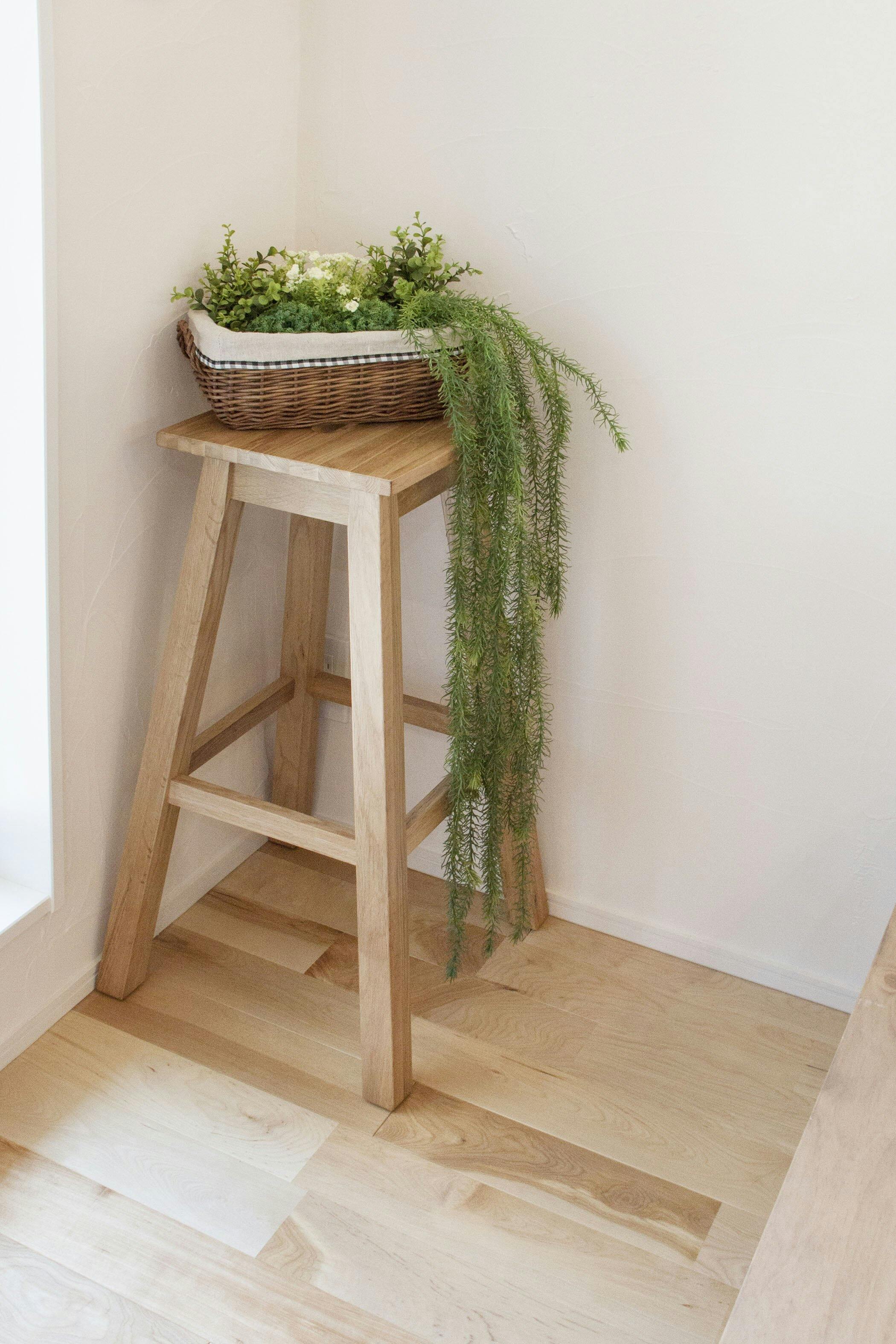 東谷 Room Essence ヘンリー 角ハイスツール ナチュラル Size：39×39