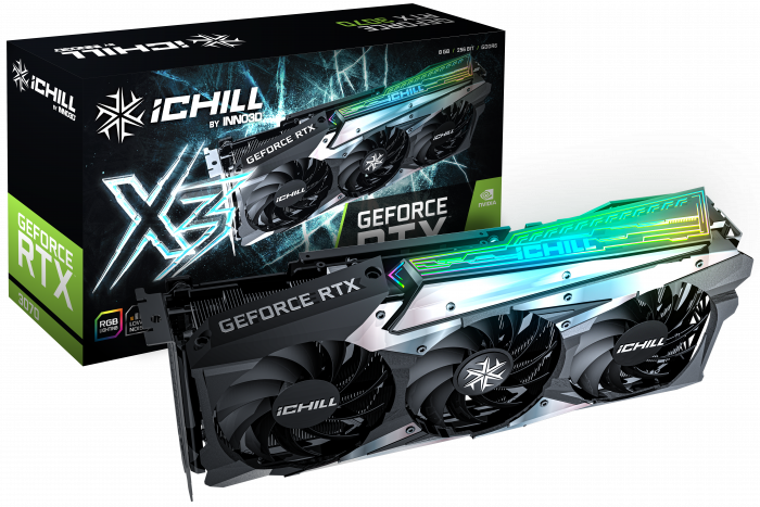 INNO3D GEFORCE RTX™ 3080 ICHILL X3 LHR | INNO3D - GRAPHICS CARDS
