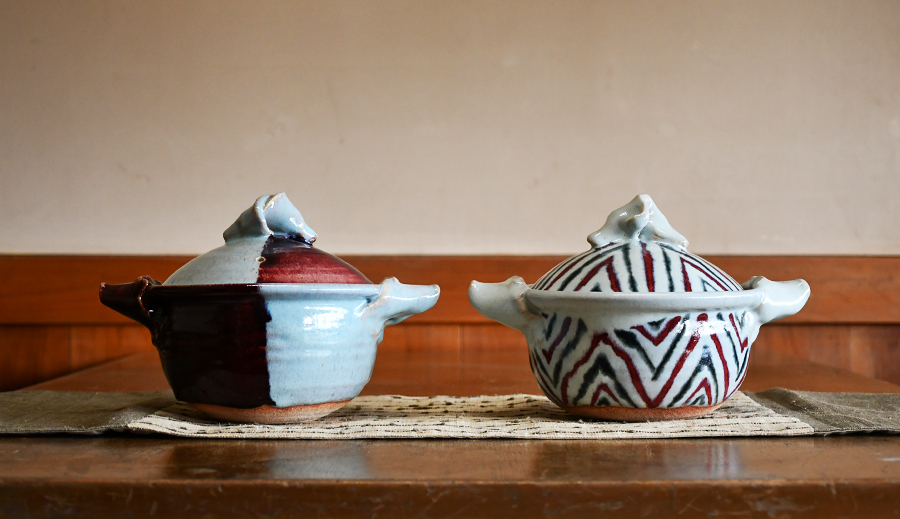 一人用キャセロール土鍋 | 稲葉直人 伊賀焼土鍋と器｜三重県伊賀市土鍋作家