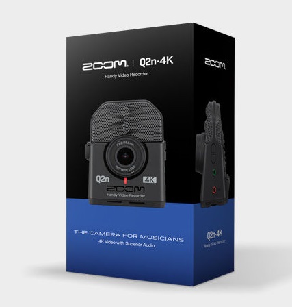 ZOOM Q2n-4K | ミュージシャンのための4K対応＋高音質ビデオカメラ