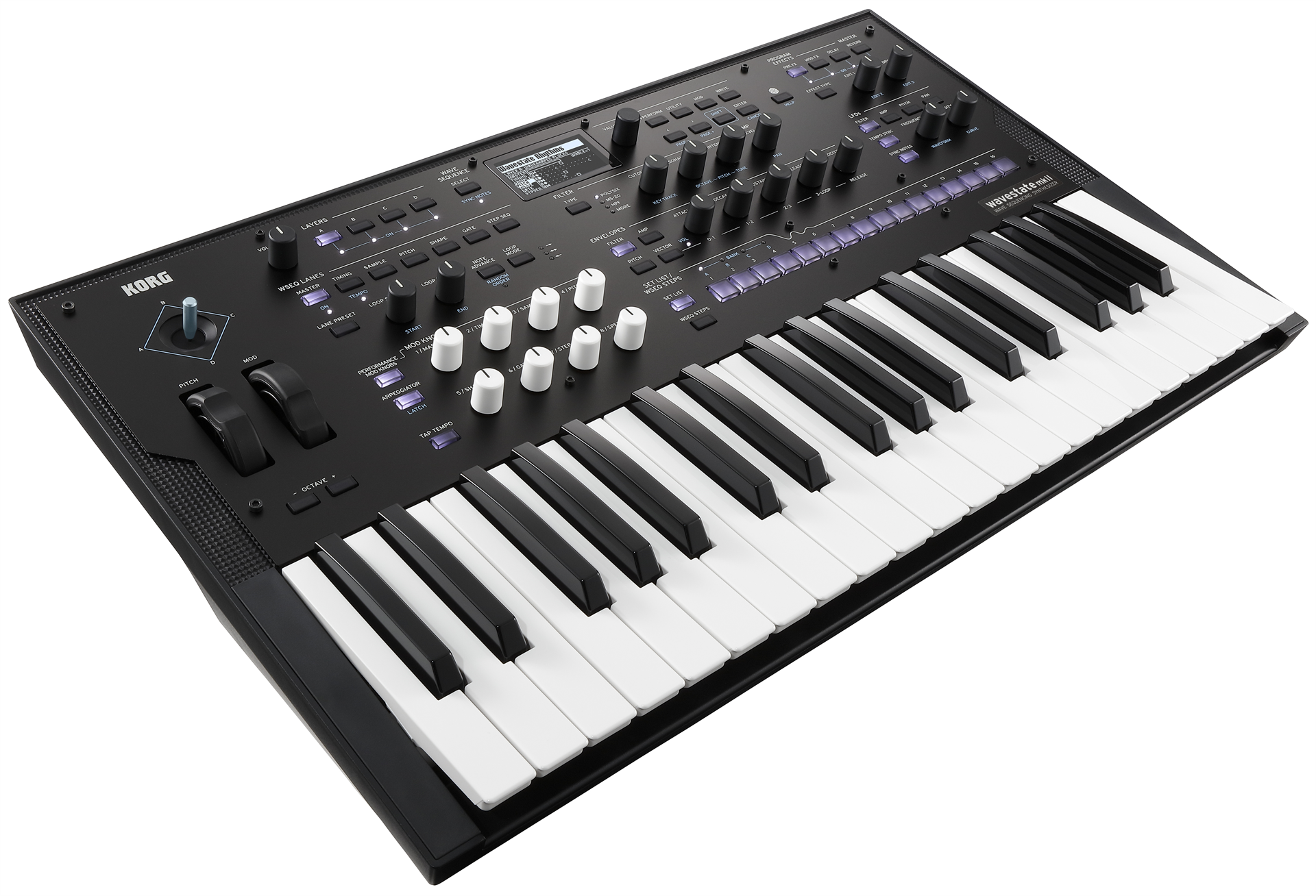 KORG WAVESTATE MK2 | ウェーブ・シーケンス2.0音源搭載、96ボイスの