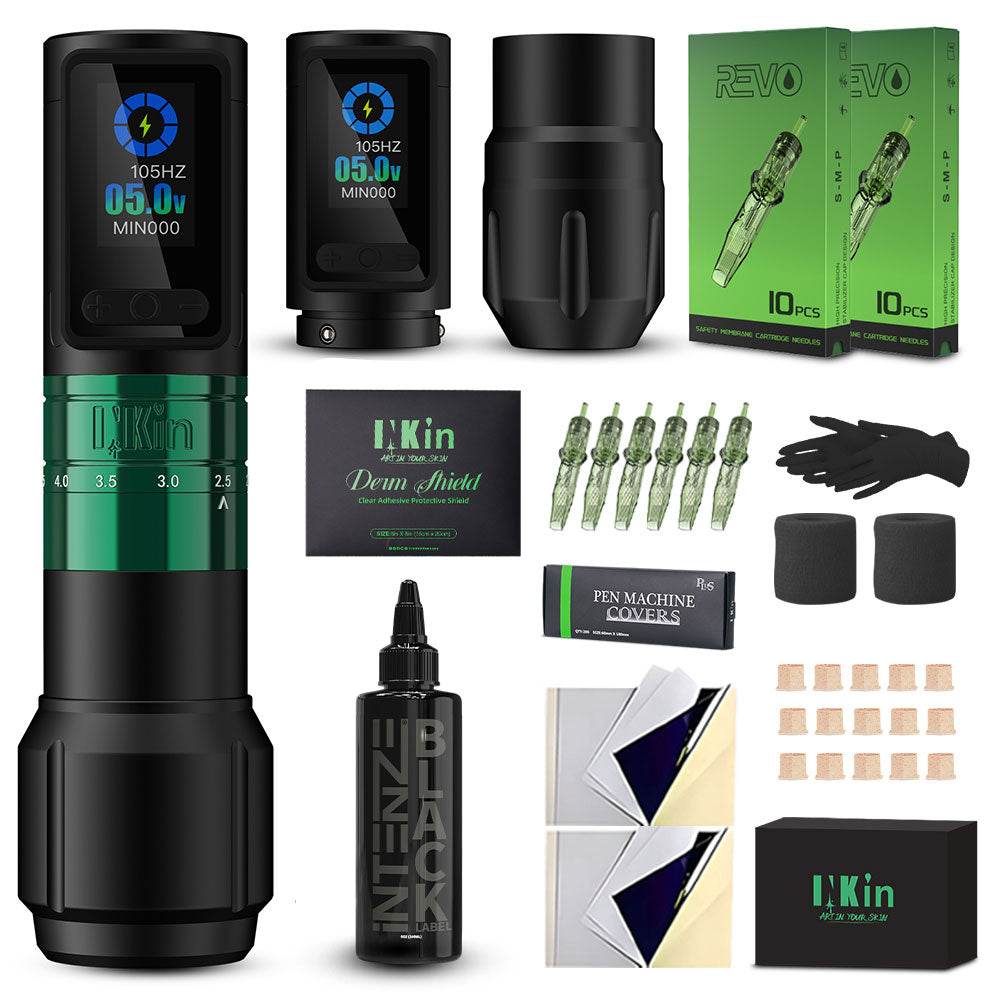 INKin Inferno ワイヤレスタトゥーマシン 調節可能ストローク 2.0mm