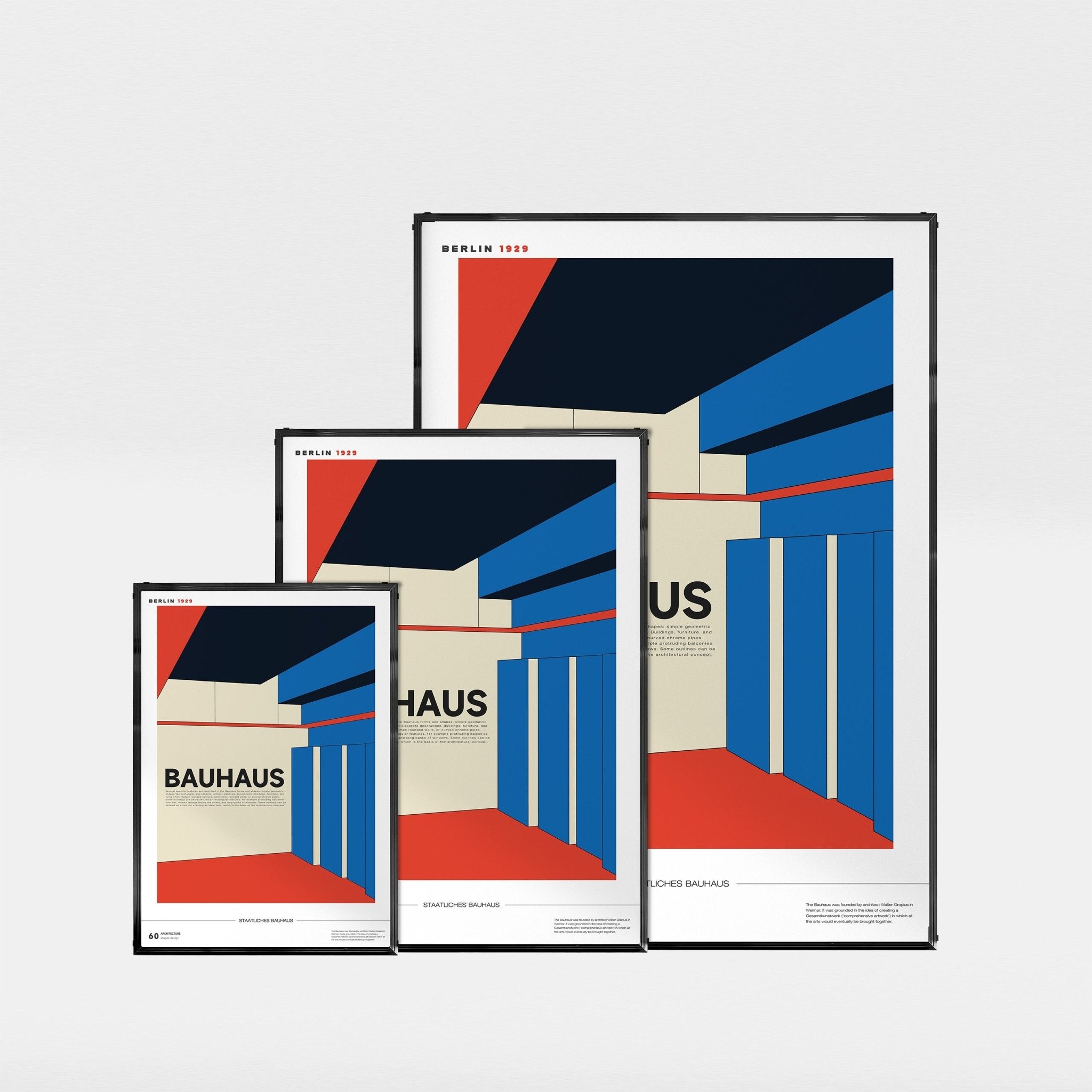 建築バウハウスデザインポスター – Ink Jp