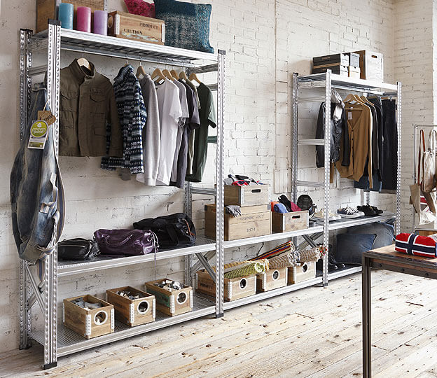 定番スチールラックに飽きた人にオススメ！インダストリアル系テイスト