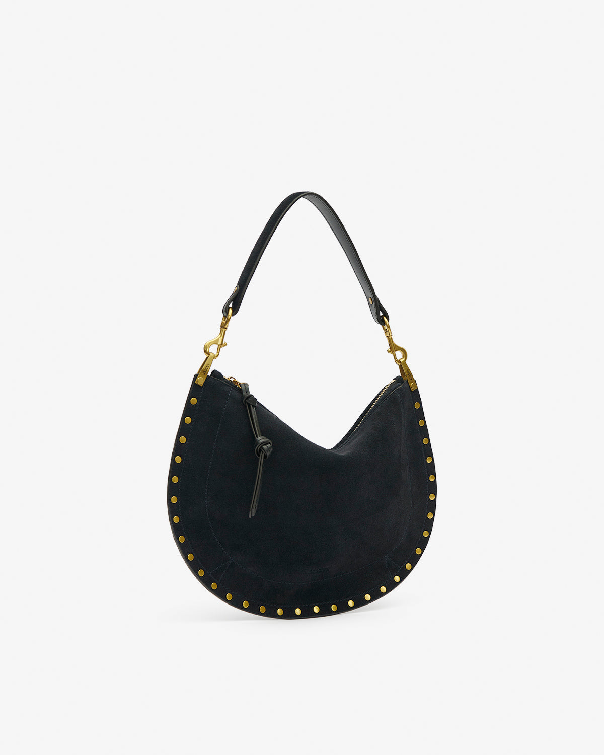 OSKAN SOFT ZIP SHOULDER BAG Woman dark midnight | ISABEL MARANT