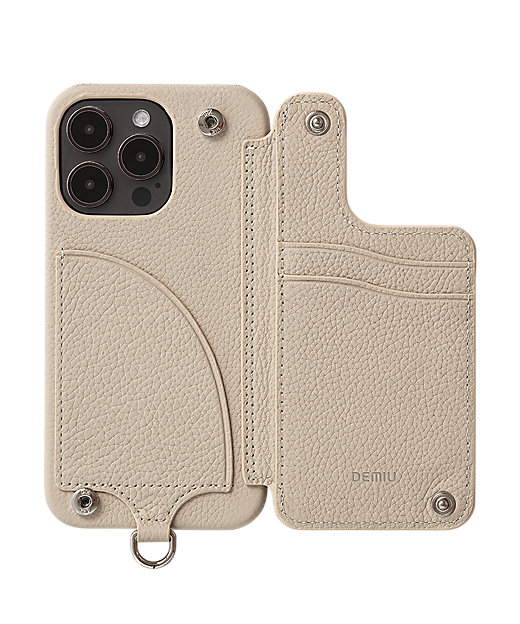 POCHE iPhone16Pro対応 ベージュ | DEMIU (Women