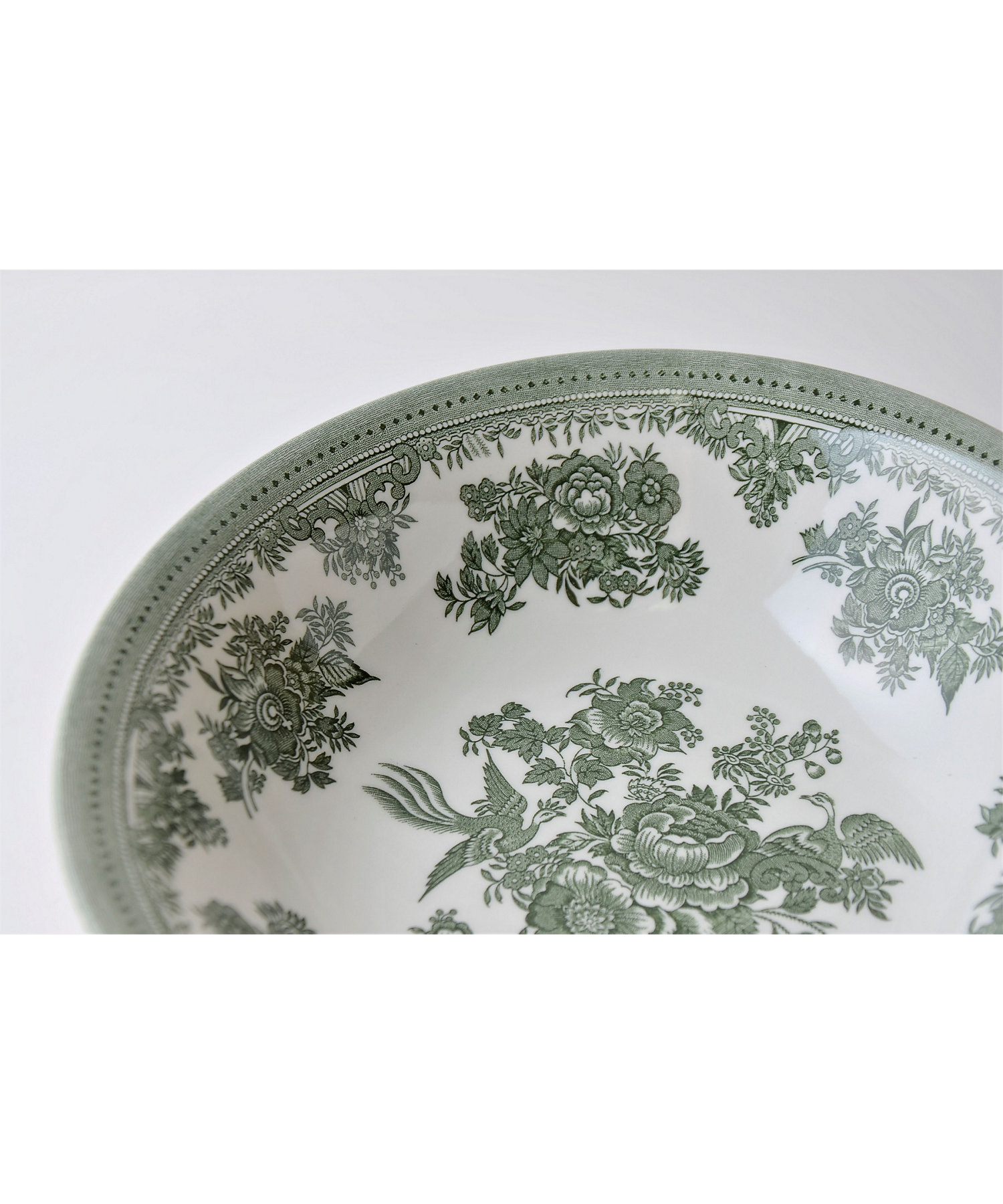 ☆【予約販売】グリーンアジアティックフェザンツ シリアルボウル【4