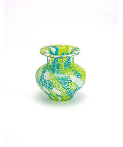 色被せ一輪挿し「マイセンフラワー」 グリーン | MEISSENER