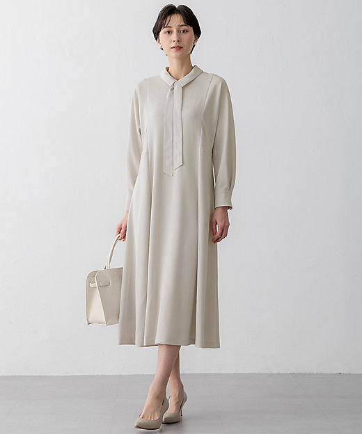 VERYコラボ】トリアセダブルジョーゼット つけ襟 ボウタイ