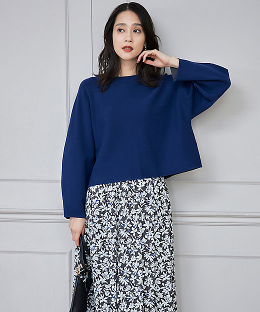 カタログ掲載・洗える】スノーフラワープリント スカート