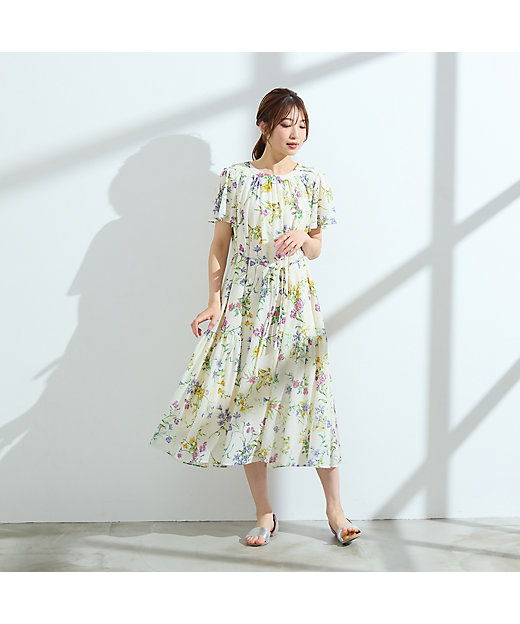 ボタニカルプリントワンピース（51013505） | Rose Tiara