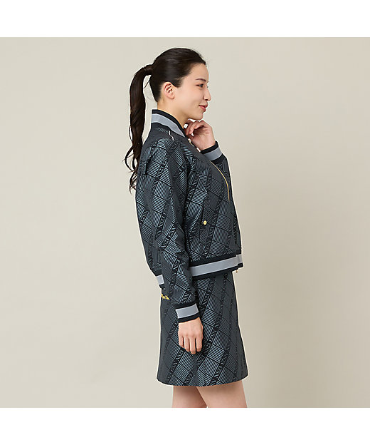 Women's】【セットアップ可】米沢織ジャカードブルゾン