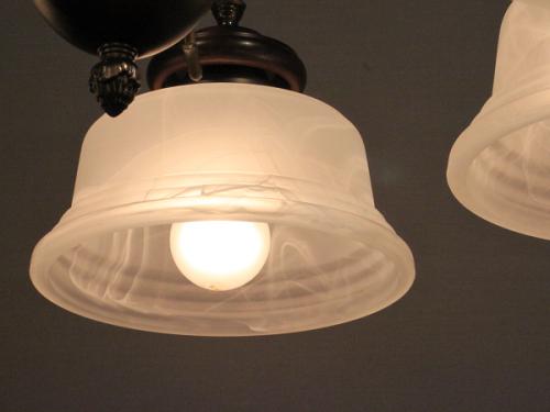 大正浪漫漂う モダンレトロなシャンデリア【60W×6灯】ISGK:N660210