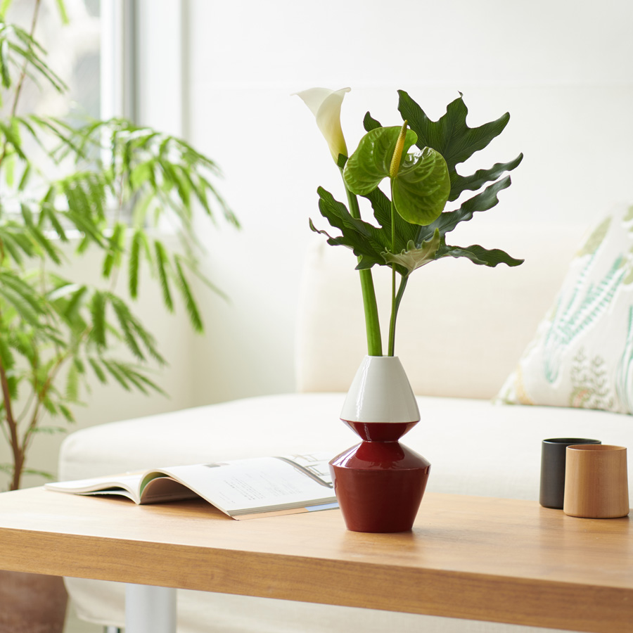 いちりん Lサイズ | 花生け・花器・花瓶 isukeブランド 漆器の井助