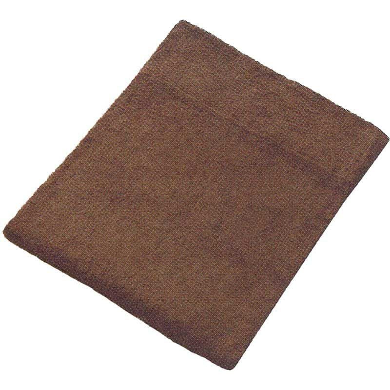 1000gマイヤー織スレン染め業務用カラータオルケット（ダークブラウン