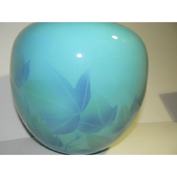 宮内庁御用達 深川製磁（有田） 色絵彩磁 花瓶 新古品 : にゃんこ堂