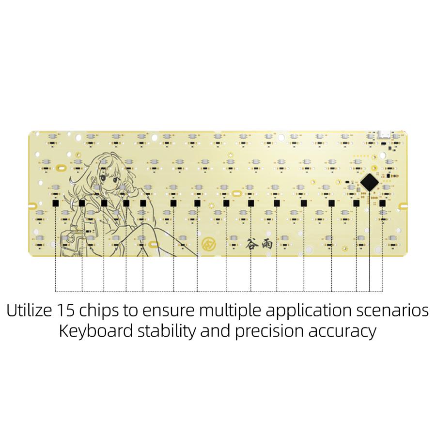 Sikakeyb Castle HM66 ゲーミングキーボード ラピッドトリガー US配列