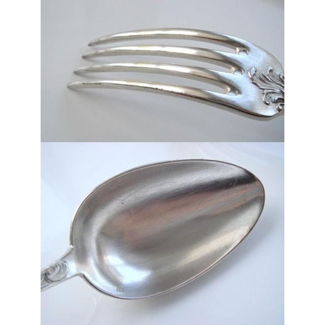 カトラリー シルバープレイト LXV ペア フランス アンティーク 銀の