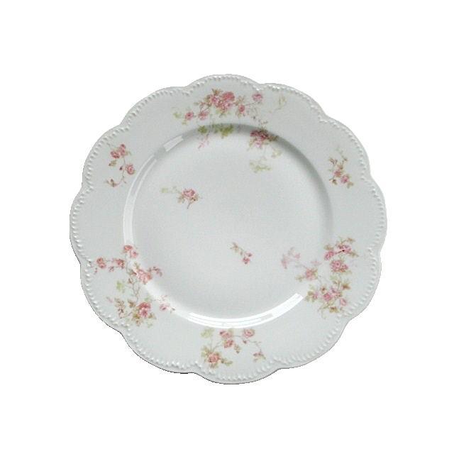 リモージュ アビランド プレート ピンクローズ D ディナー皿