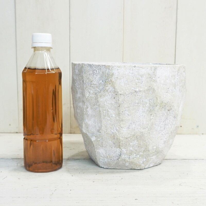 鉢 コンクリート おしゃれ アンシャルS 20cm 穴あり 植木鉢 セメント