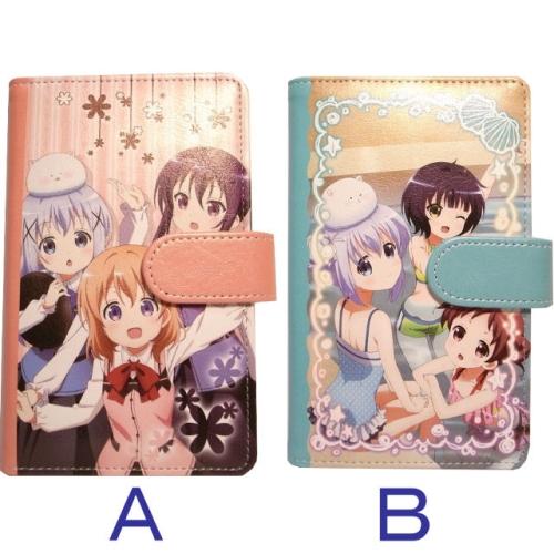 ご注文はうさぎですか?? 手帳型スマホケース 2種類からお選びください