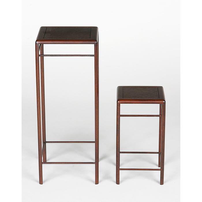 盆栽飾り卓 盆栽飾り台 「正方高卓2点セット（小・ミニ）」 お得な