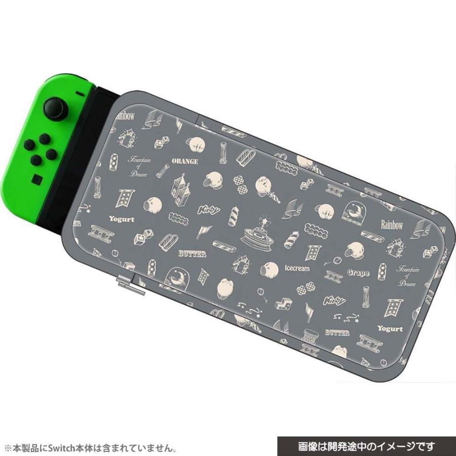 送料無料 二ンテンドースイッチ ソフトポーチ 星のカービィ グレー