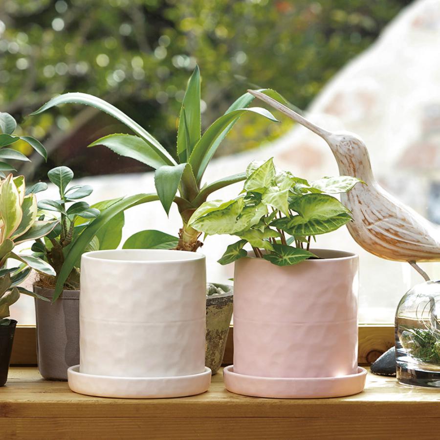 Mirage 15 植木鉢 シンプル 陶器鉢 径15cm 高15cm 底穴あり