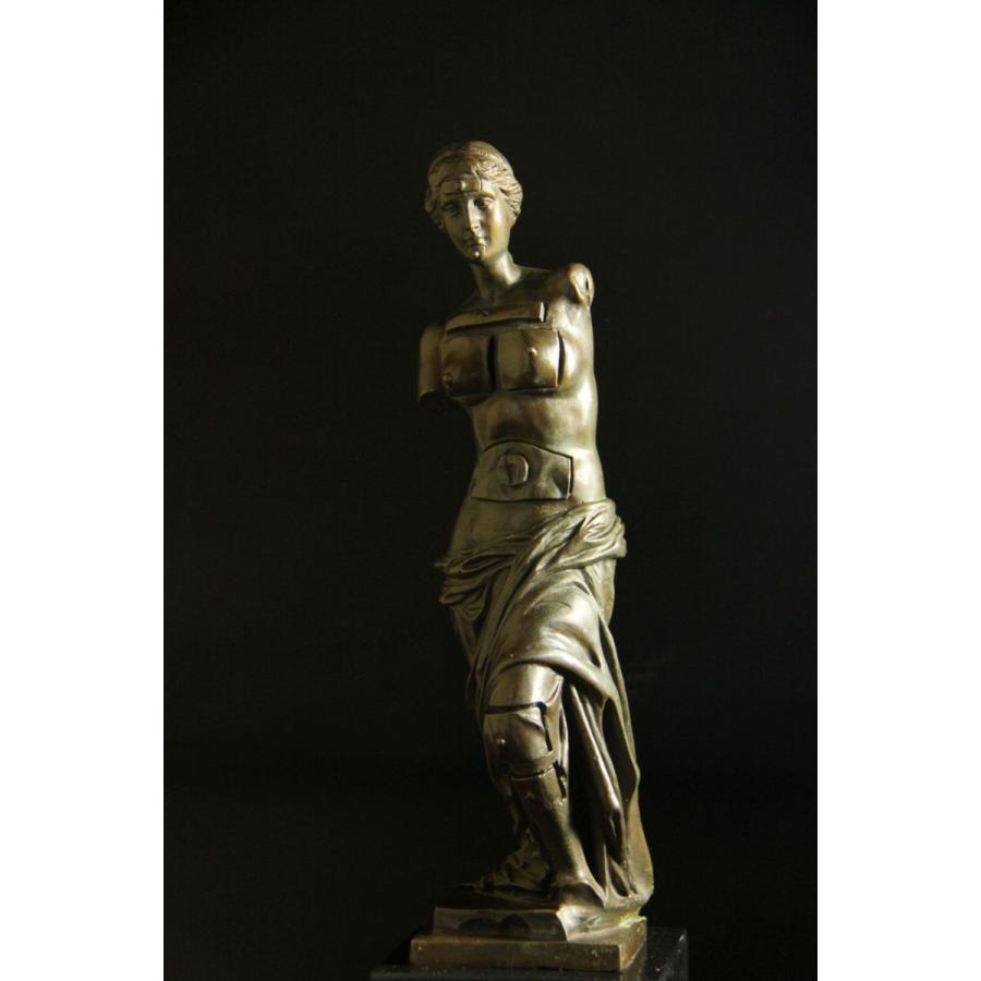 送料無料超人気ブロンズ像 引き出しのあるヴィーナスダリ 希少