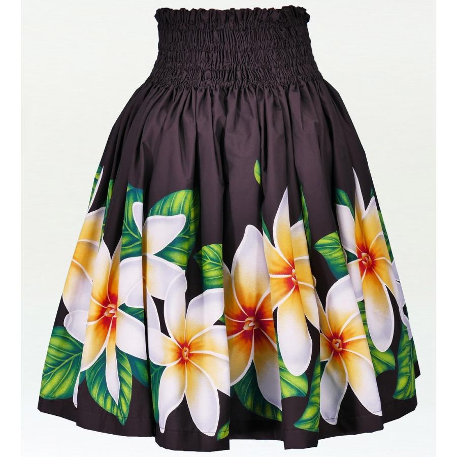 フラダンス パウスカート シングル78cm丈 ブラック 2281 : emika