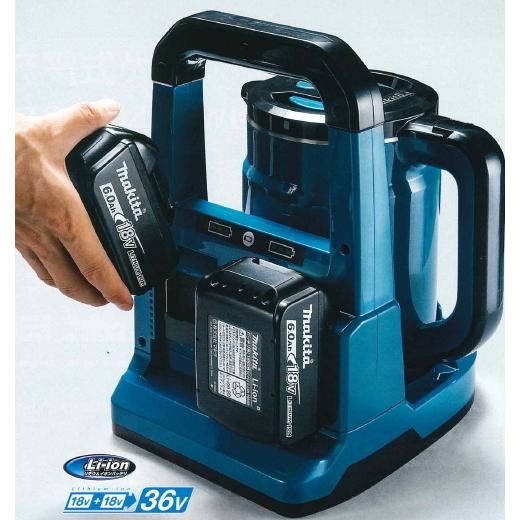 マキタ（makita） 送料込□マキタmakita 充電式ケトル KT360DZ ブルー