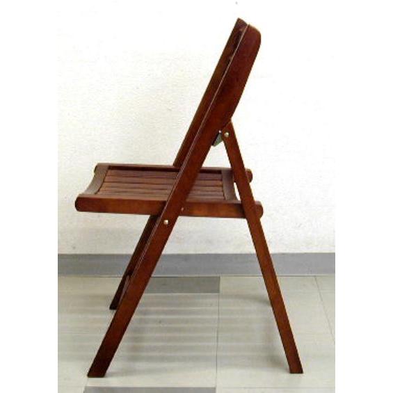 木製 折りたたみ椅子 木座 ダークブラウン 4．1kg (NO.367Dブラウン