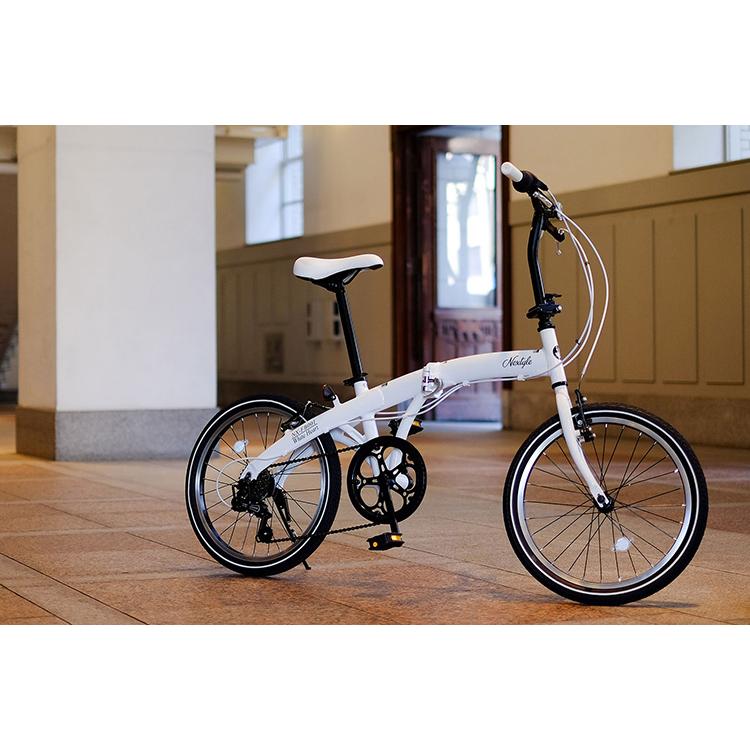 NEXTYLE 完成品 折りたたみ自転車 折り畳み 20インチ 組立済 シマノ6段
