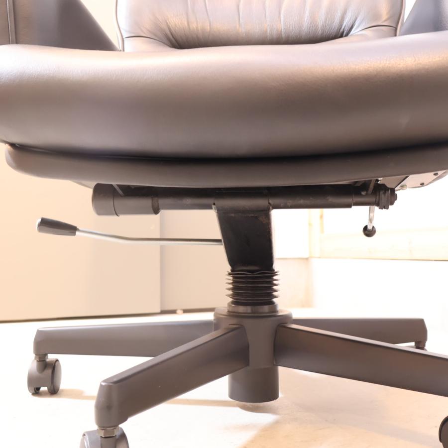 karimoku カリモク 本革 デスクチェア XS1300 高級感 レザー アーム