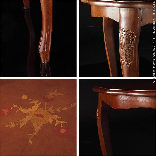 イタリア 家具 アンティーク家具 猫脚センターテーブル W59cm 猫脚