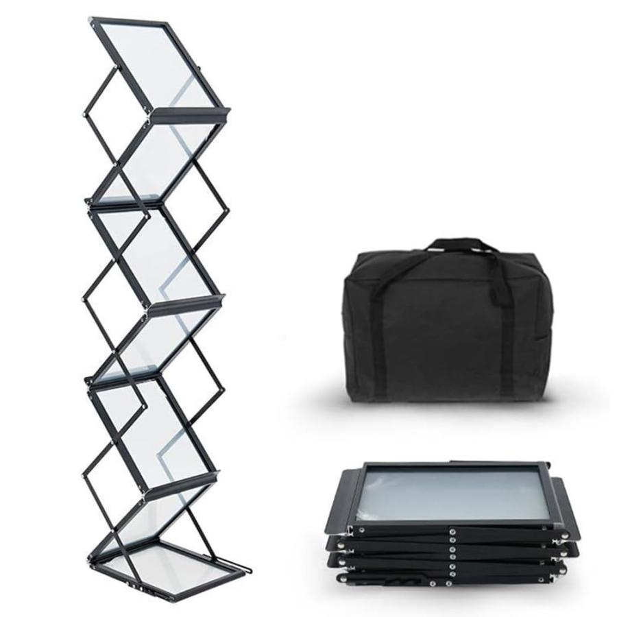 カタログスタンド 折りたたみ式 a4 マガジンラック スリム マガジン