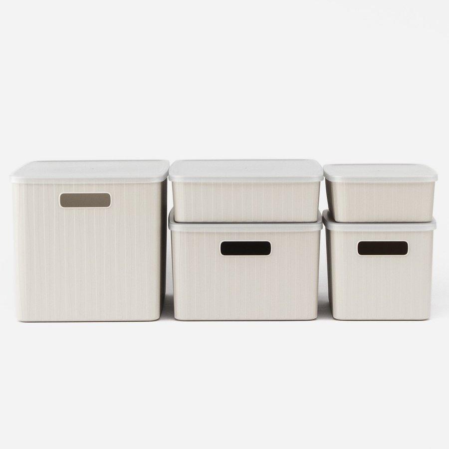 KEYUCA（ケユカ） 収納ボックス ソフト グレー おしゃれ 衣類収納