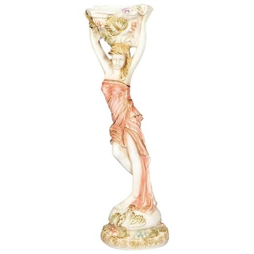 ロココ調 ヴィーナス像 プランター スタチュー クラック仕上げ 白家具