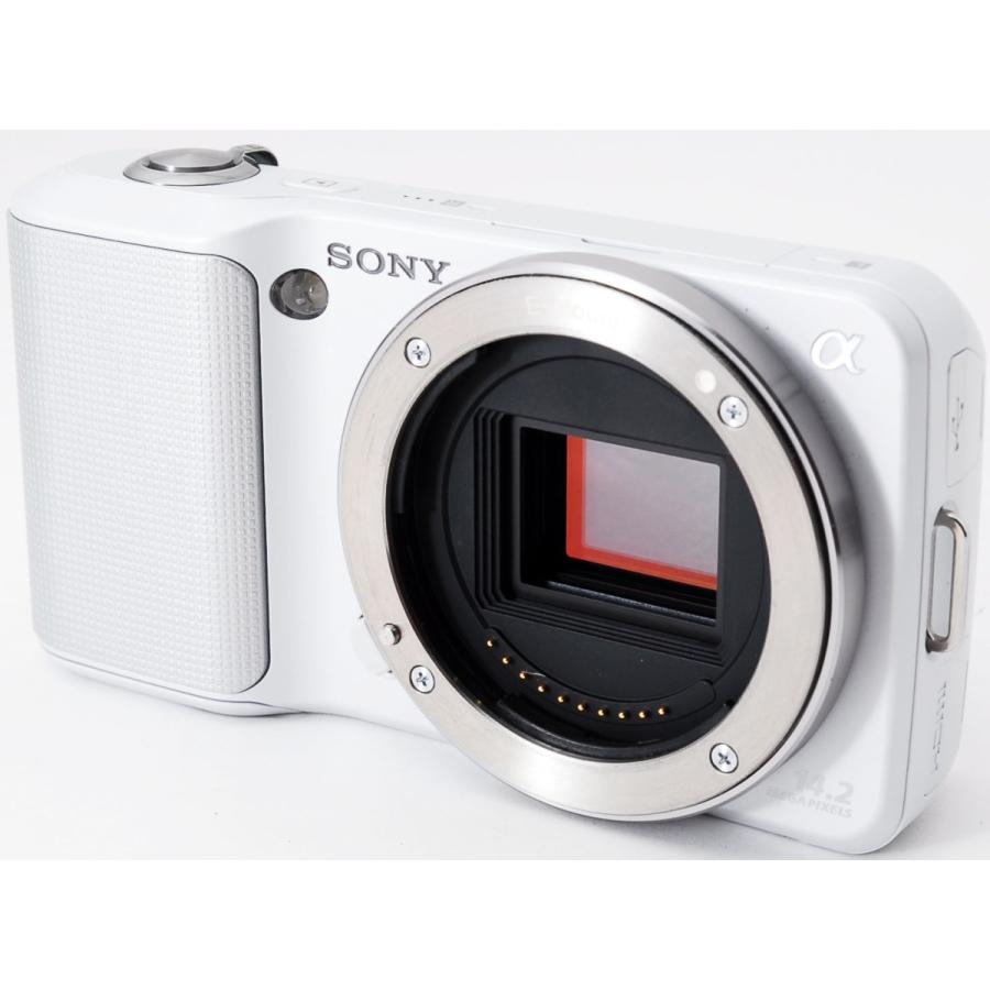 NEX ソニー ミラーレス SONY α NEX-3 ズームレンズキット ホワイト