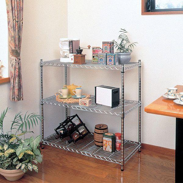 IRIS OHYAMA（アイリスオーヤマ） スチールラック 幅91cm 3段 業務用