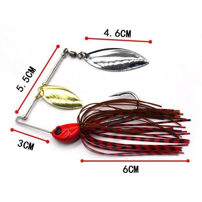 スピナーベイト 5色セット 17g 3/5oz 釣り 釣具 : 釣具と真珠の卸直販