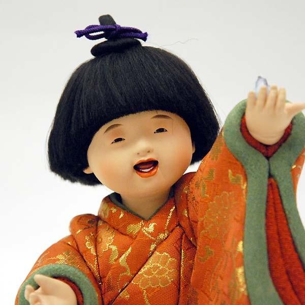 五月人形 童人形 子供人形 日本人形 木目込人形 無我 ケース入り