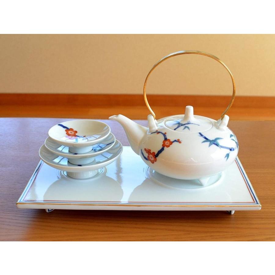 有田焼 屠蘇器 おとその器 松竹梅 酒器台付屠蘇器セット（お正月お屠蘇
