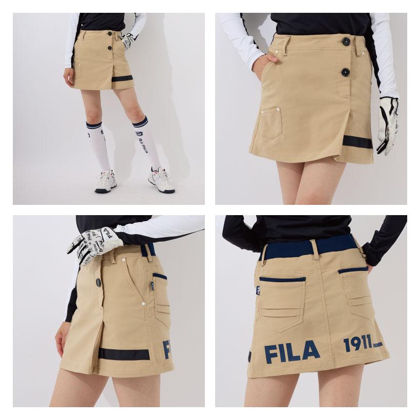 FILA（フィラ） レディース キュロットスカート ストレッチ 裏起毛