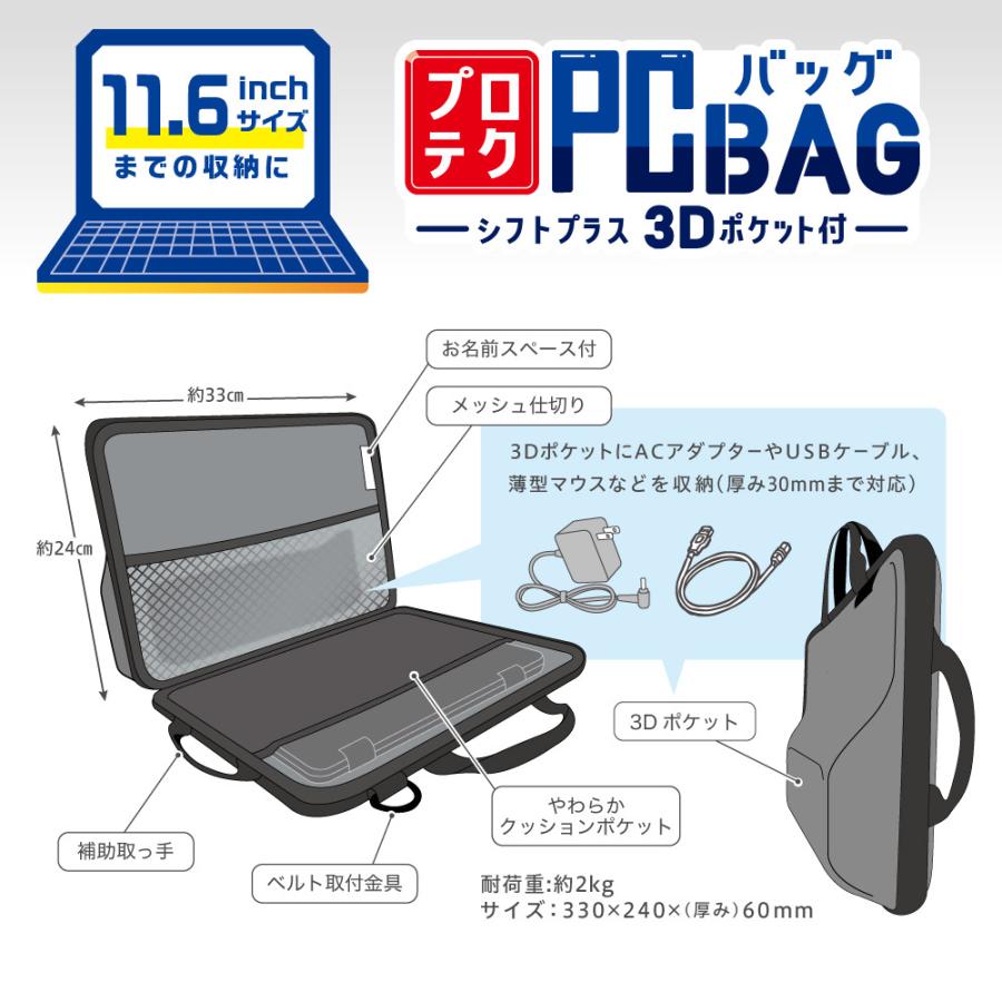 ソニック プロテクPCバック タブレットケース シフトプラス 3D